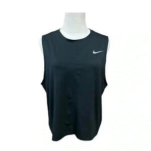 Nike Dri-fit Black Muscle Tee Tank Top Size XL